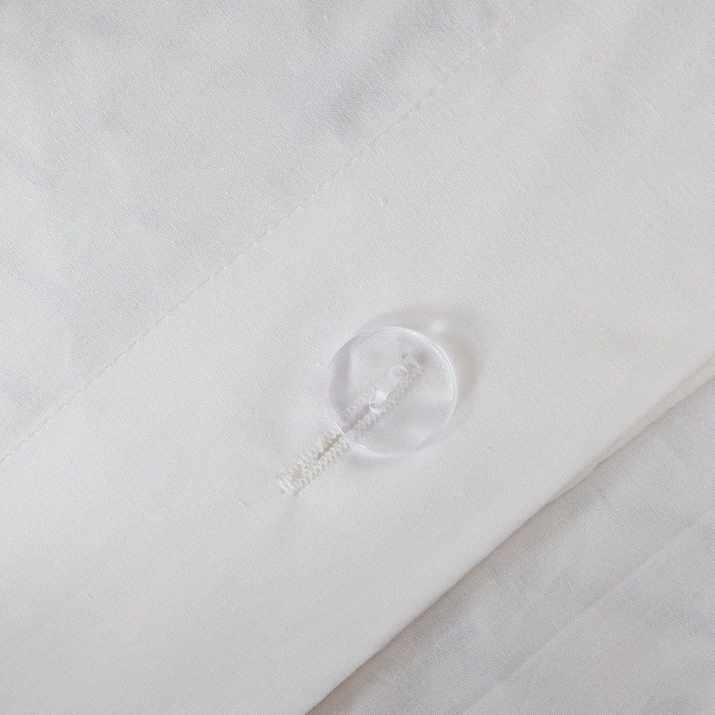 INK+IVY Cotton Printed Duvet Cover Set with Trims