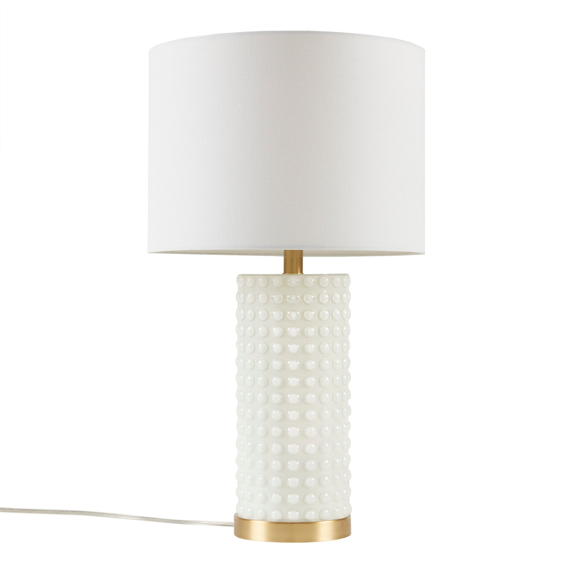INK+IVY Textured Dot Table Lamp
