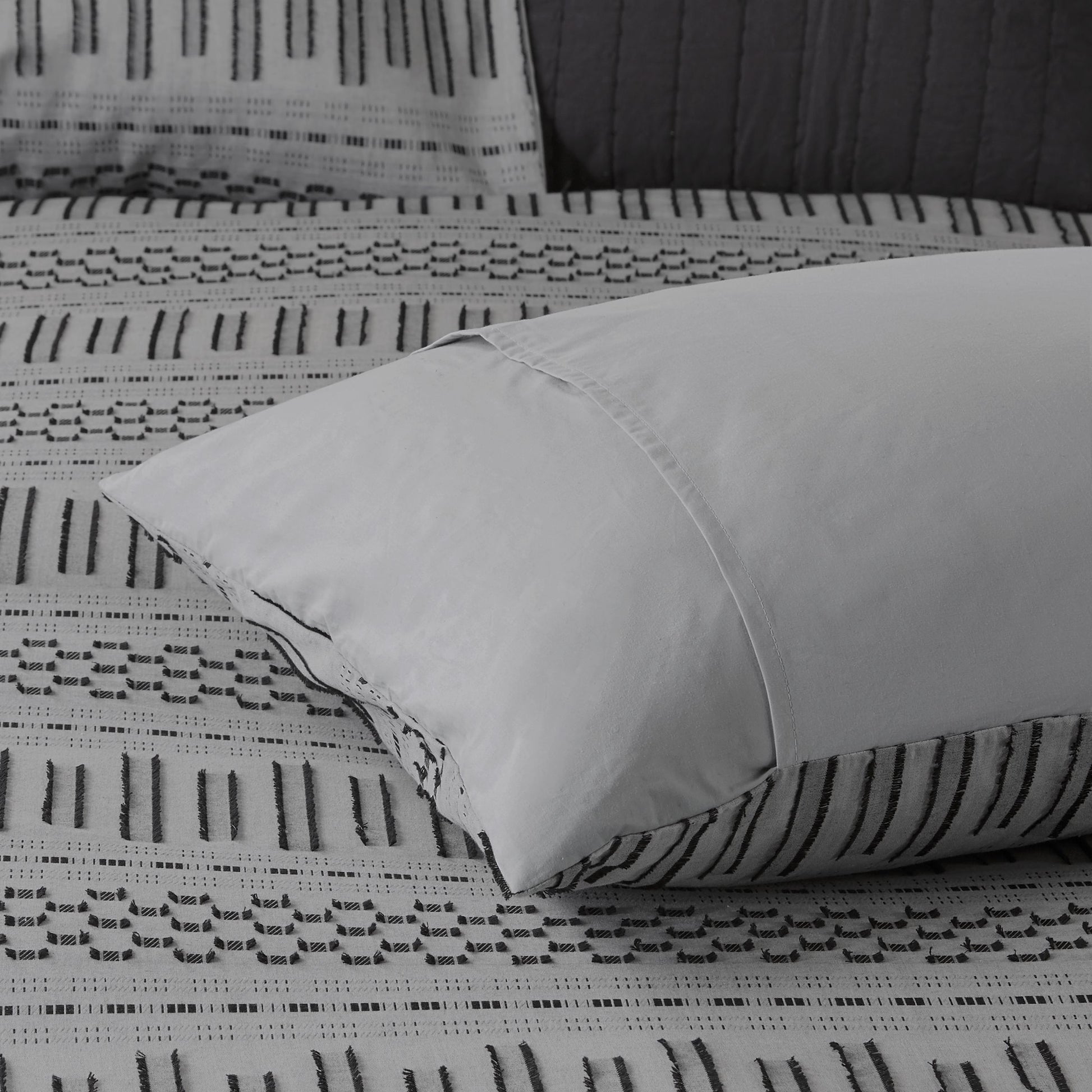 INK+IVY Cotton Jacquard Duvet Cover Mini Set