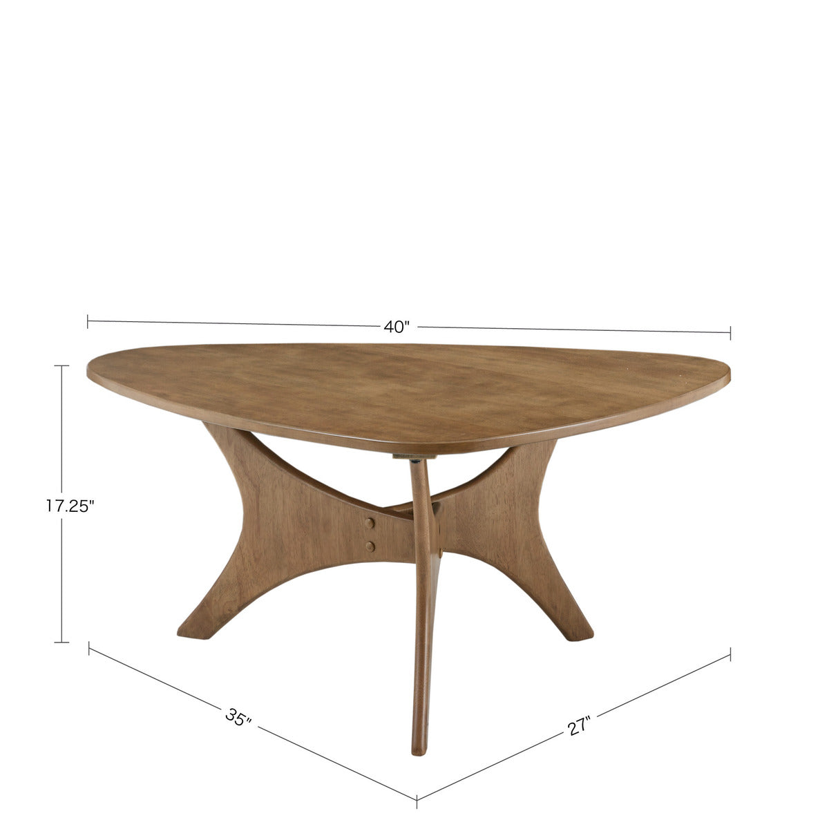 INK+IVY Triangle Wood Coffee table