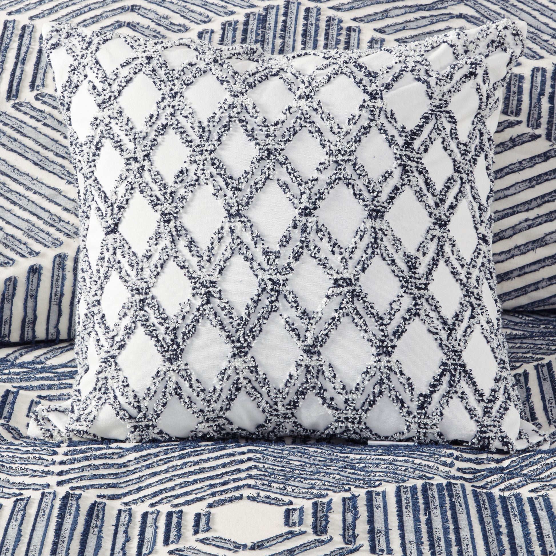 INK+IVY Cotton Jacquard Duvet Cover Set