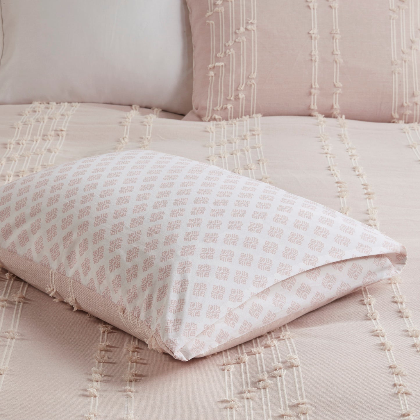 INK+IVY 3 Piece Cotton Jacquard Comforter Set