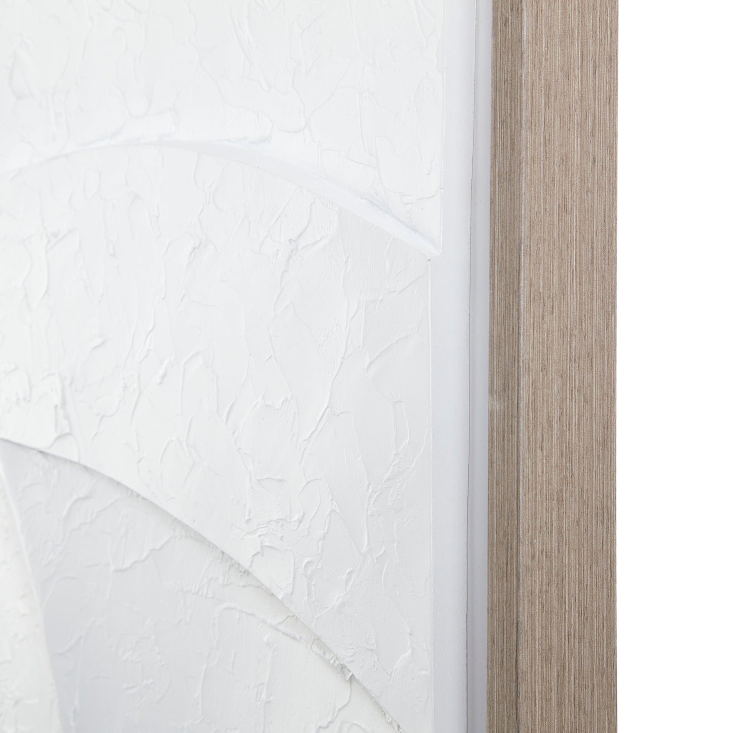 INK+IVY Textured Framed Carved Resin Dimensional Wall Décor