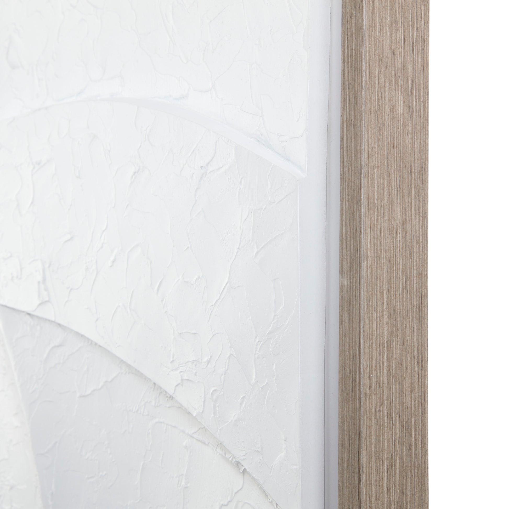 INK+IVY Textured Framed Carved Resin Dimensional Wall Décor