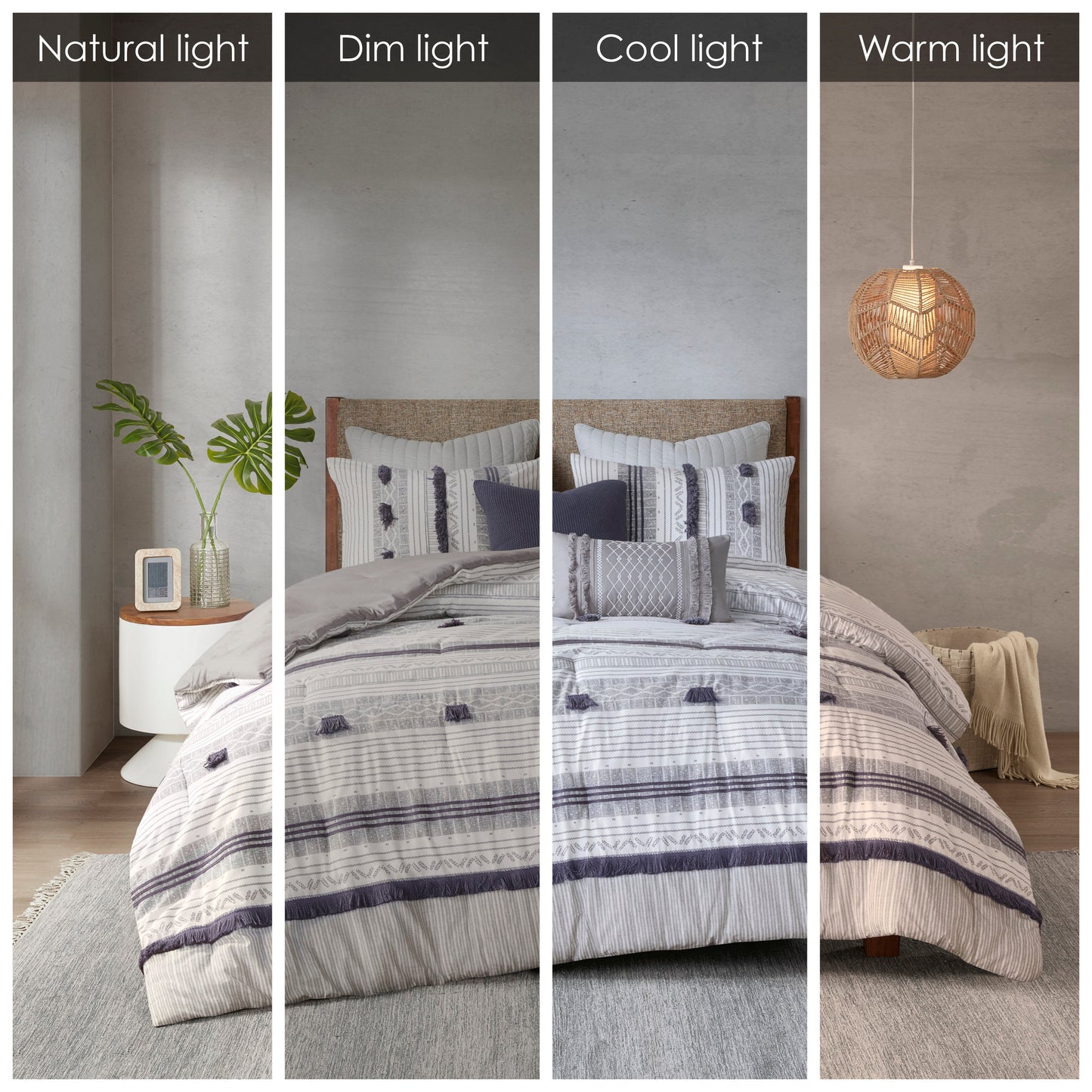 INK+IVY 3 Piece Cotton Comforter Set