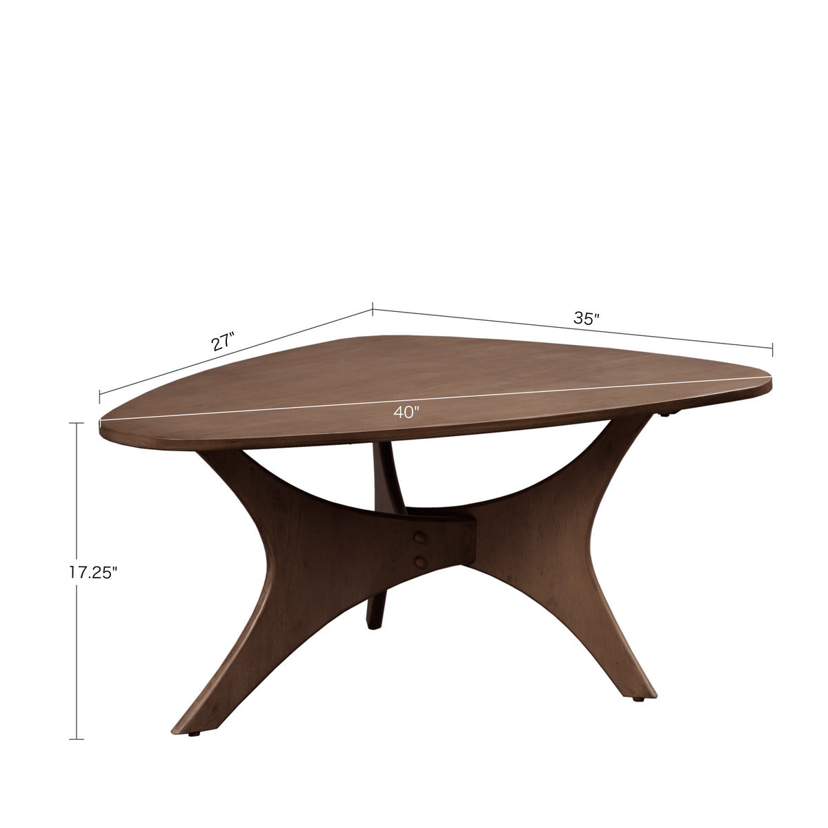 INK+IVY Triangle Wood Coffee table