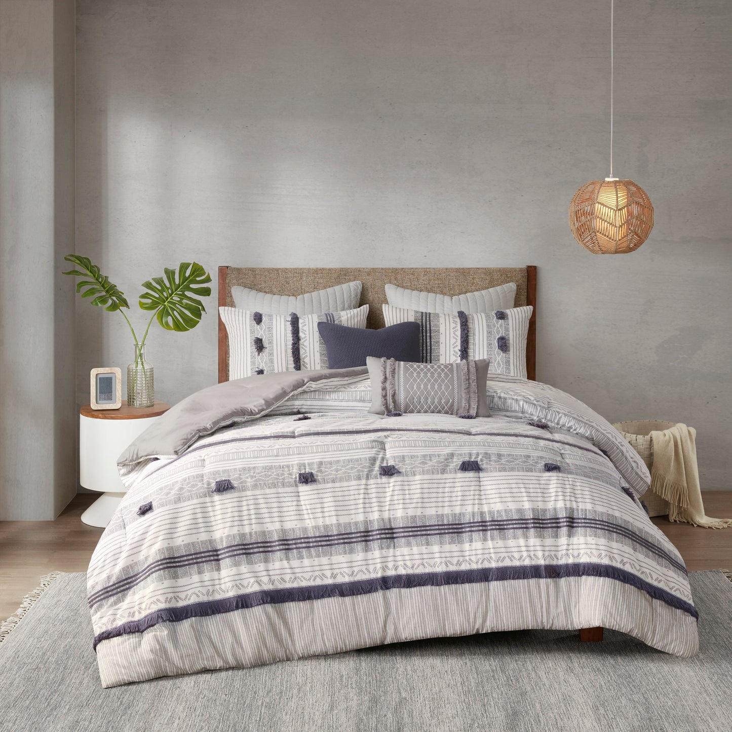 INK+IVY 3 Piece Cotton Comforter Set