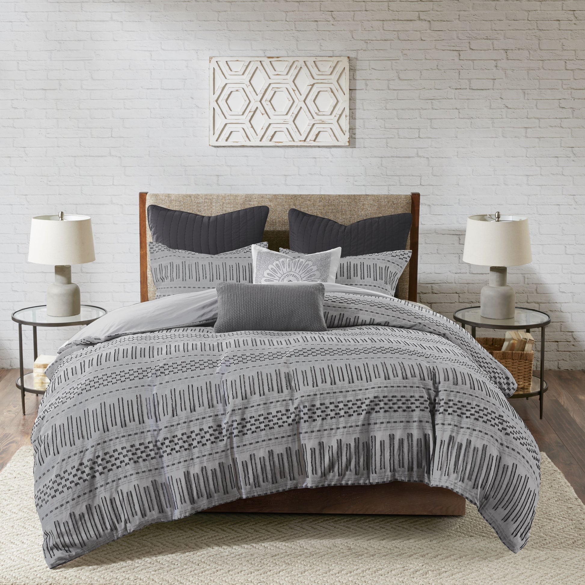 INK+IVY Cotton Jacquard Comforter Mini Set