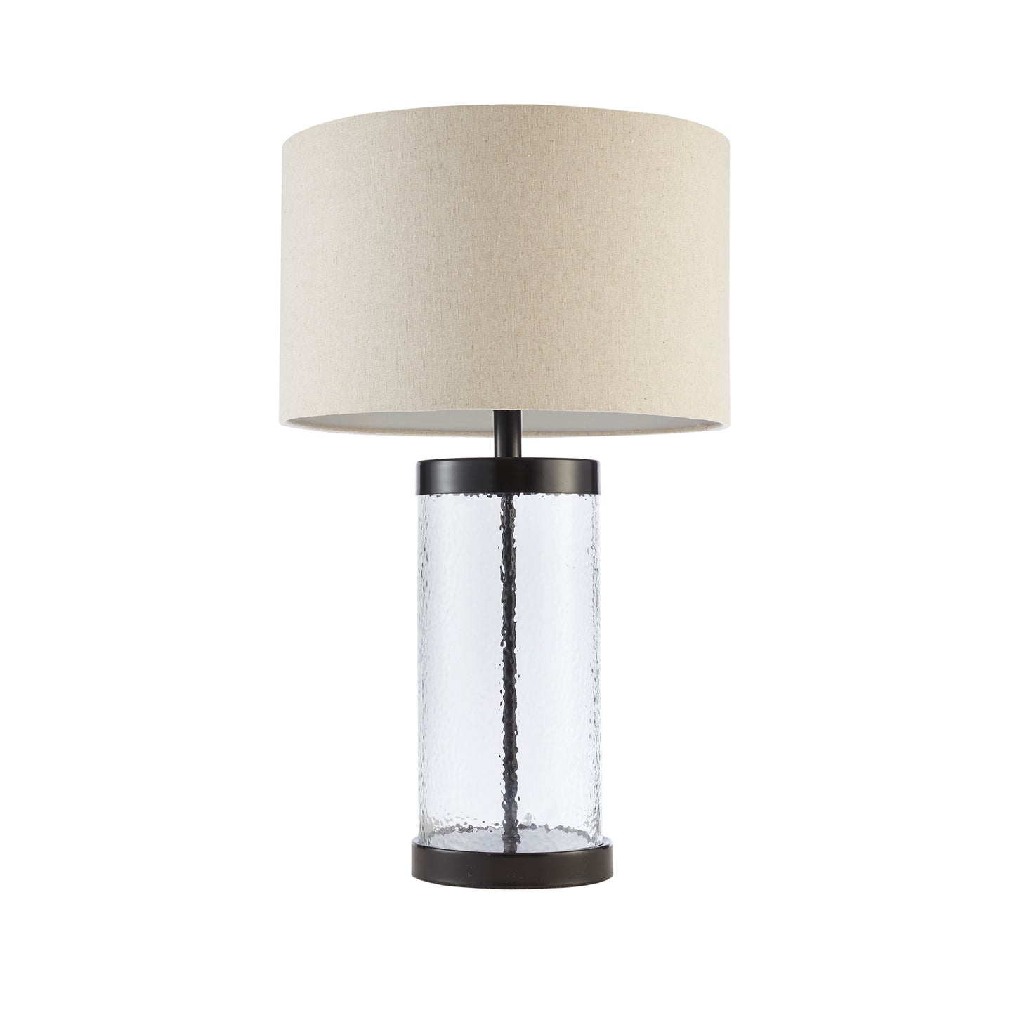 INK+IVY Glass Cylinder Table Lamp