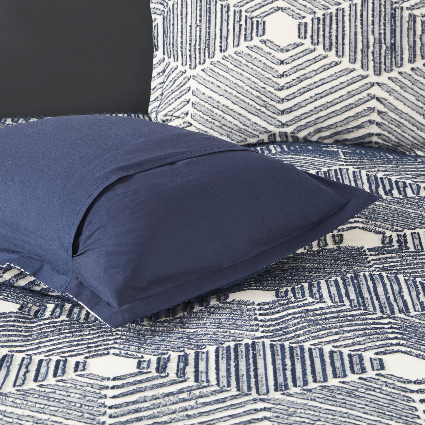 INK+IVY Cotton Jacquard Duvet Cover Set