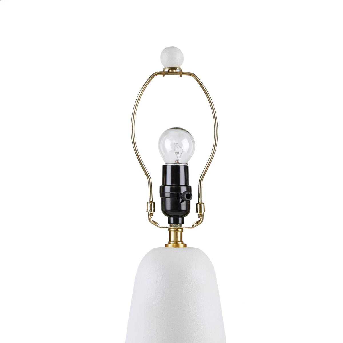 INK+IVY Textured Ceramic Table Lamp with Fluted Fabric Shade