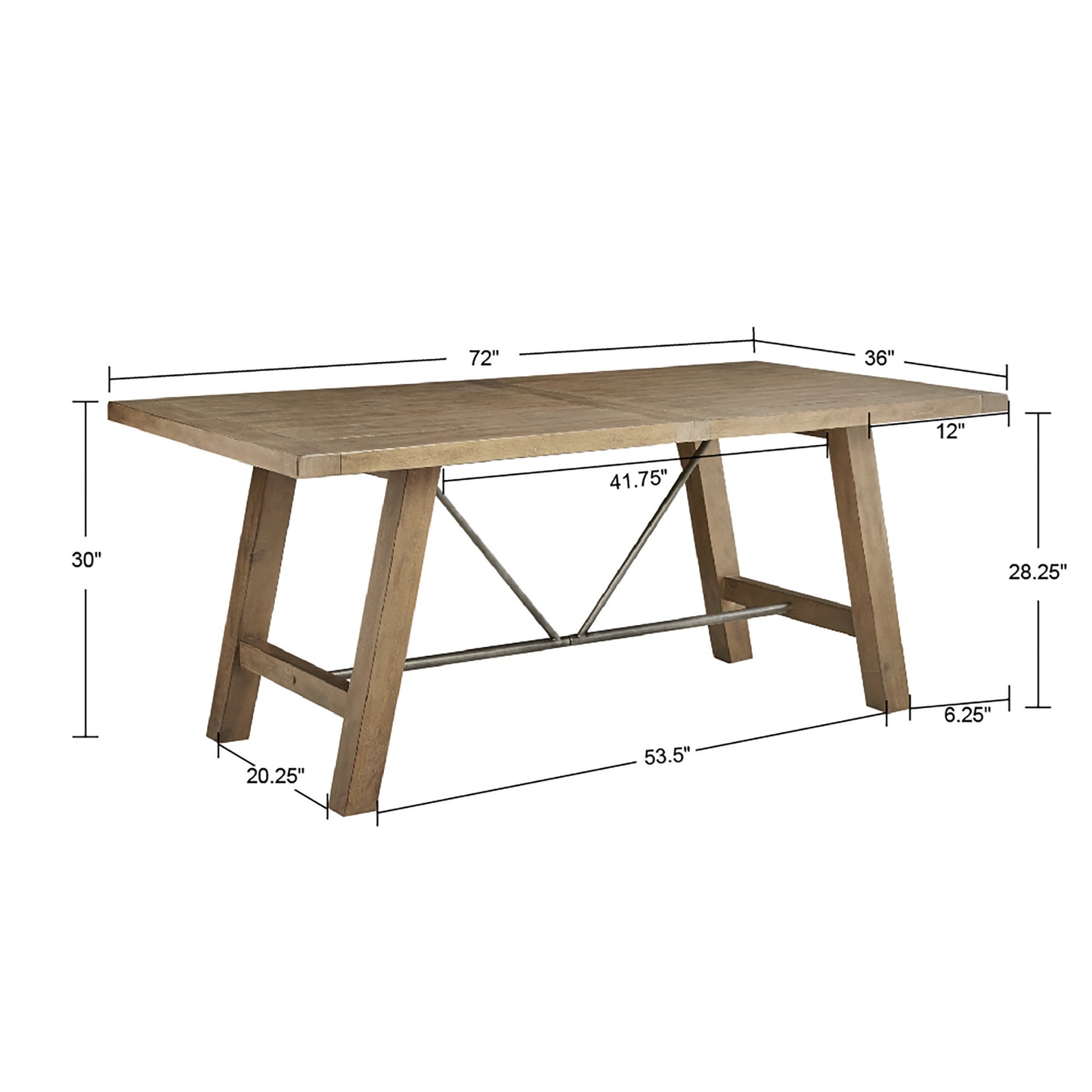 INK+IVY Rectangle Dining Table