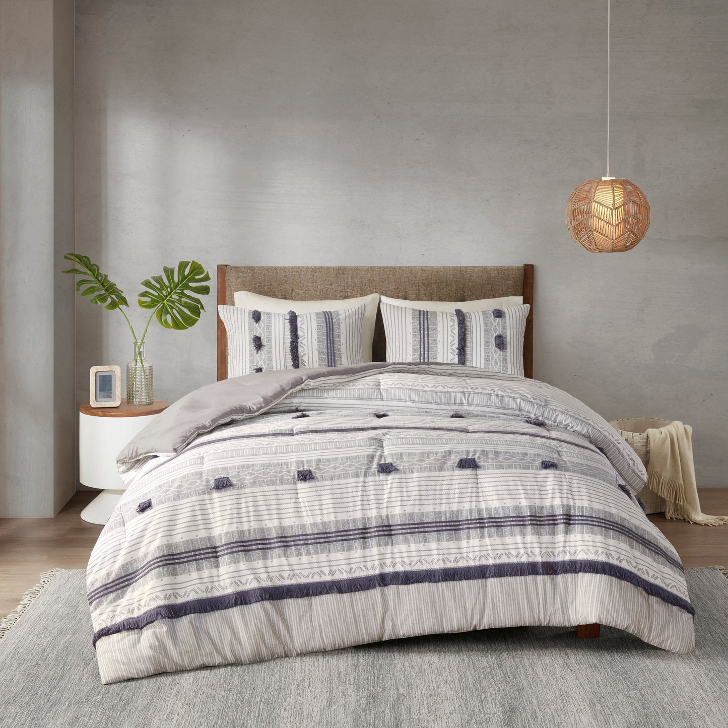 INK+IVY 3 Piece Cotton Comforter Set