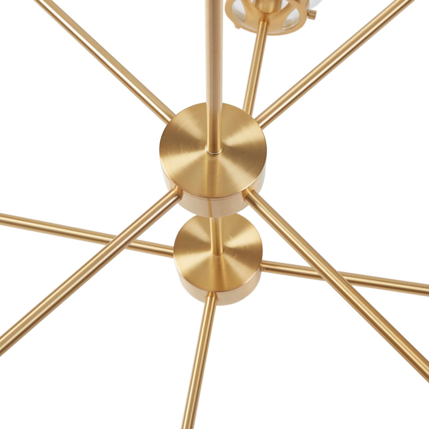 INK+IVY 8-Light Metal Chandelier with Globe Bulbs