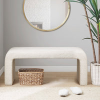 Steve Boucle Waterfall Bench