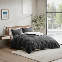 Pomona 3 Piece Embroidered Cotton Quilt Set