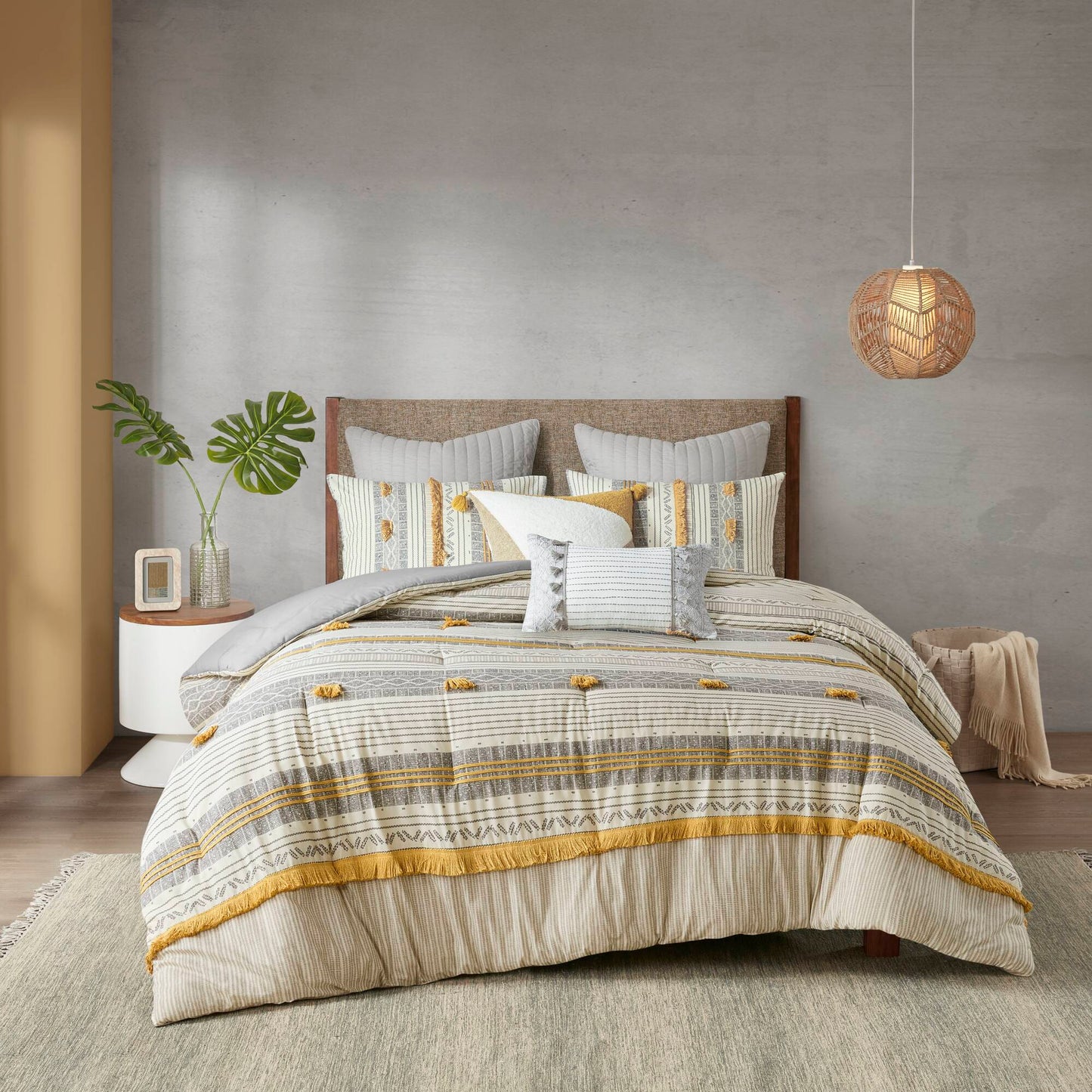 INK+IVY 3 Piece Cotton Comforter Set