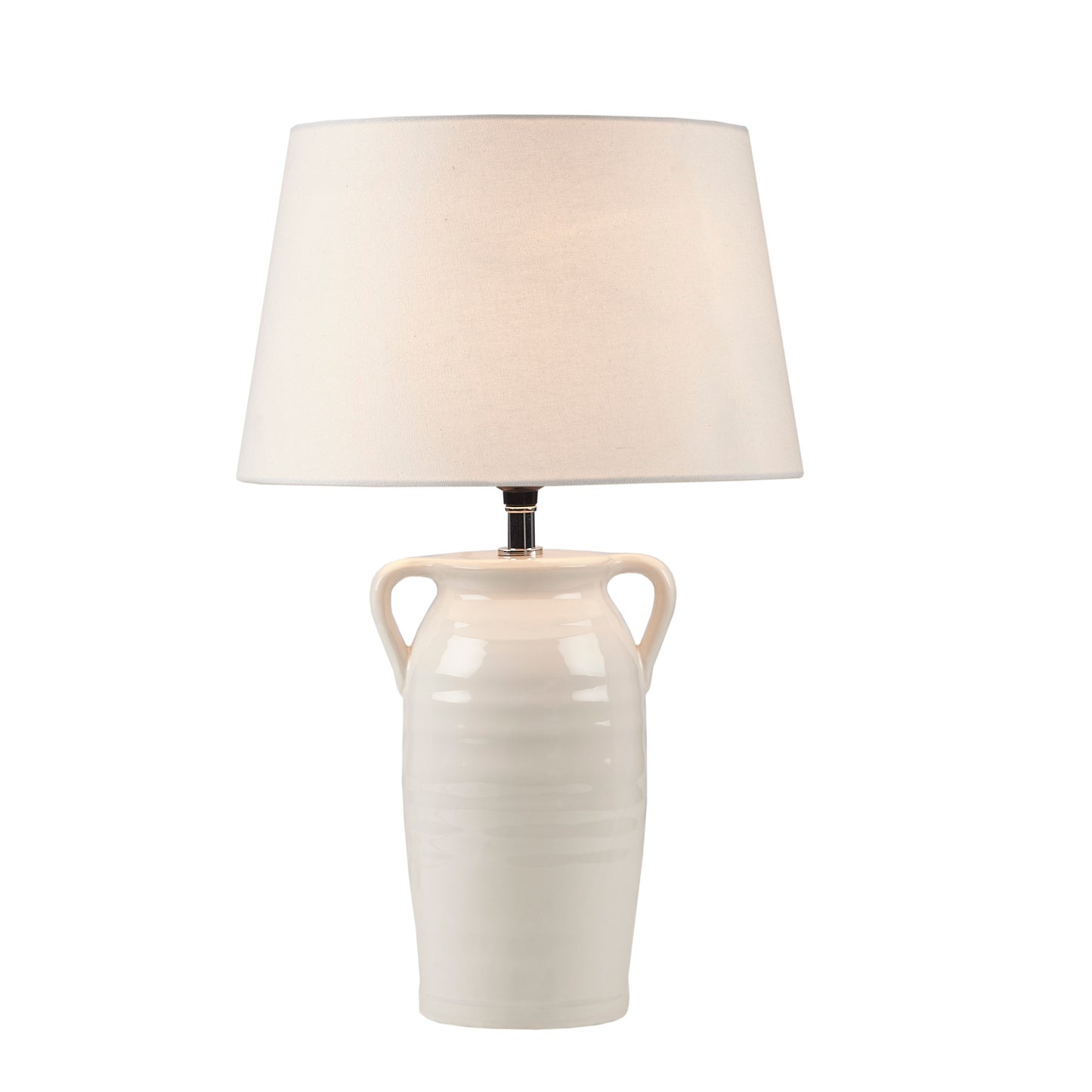 INK+IVY Ceramic Table Lamp with Handles