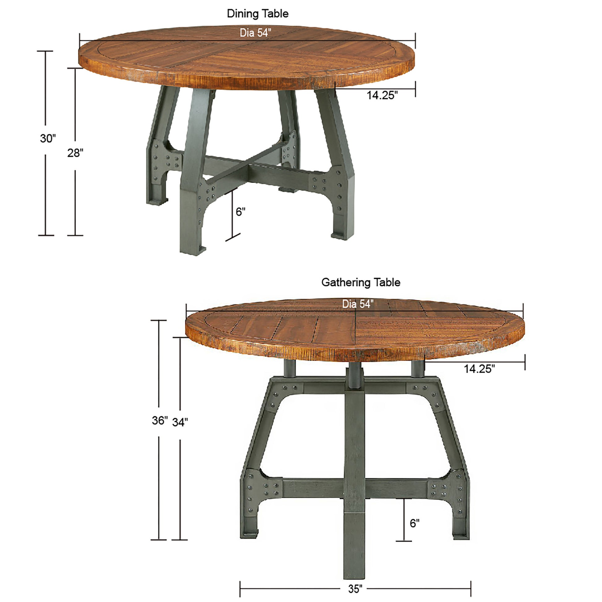 INK+IVY Round Dining/Gathering Table