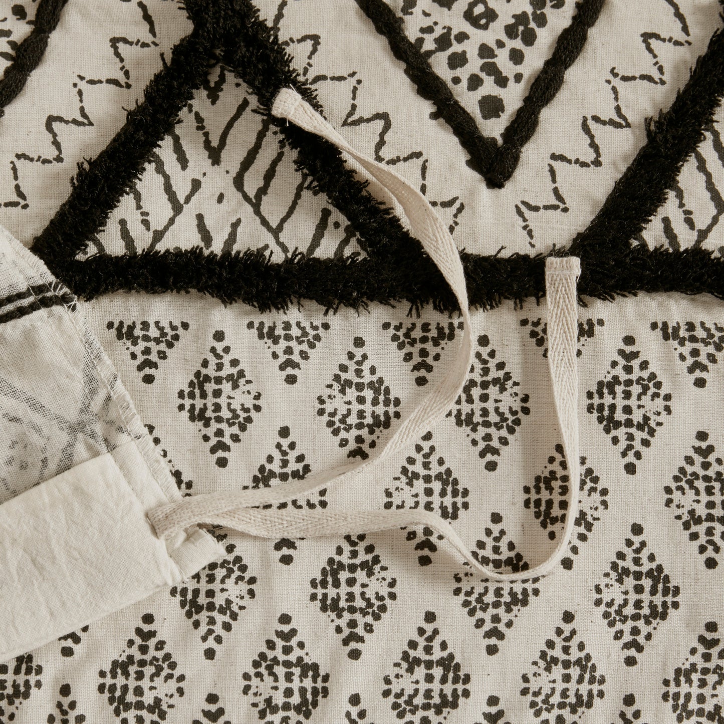 INK+IVY 3 Piece Flax and Cotton Blended Duvet Cover Set