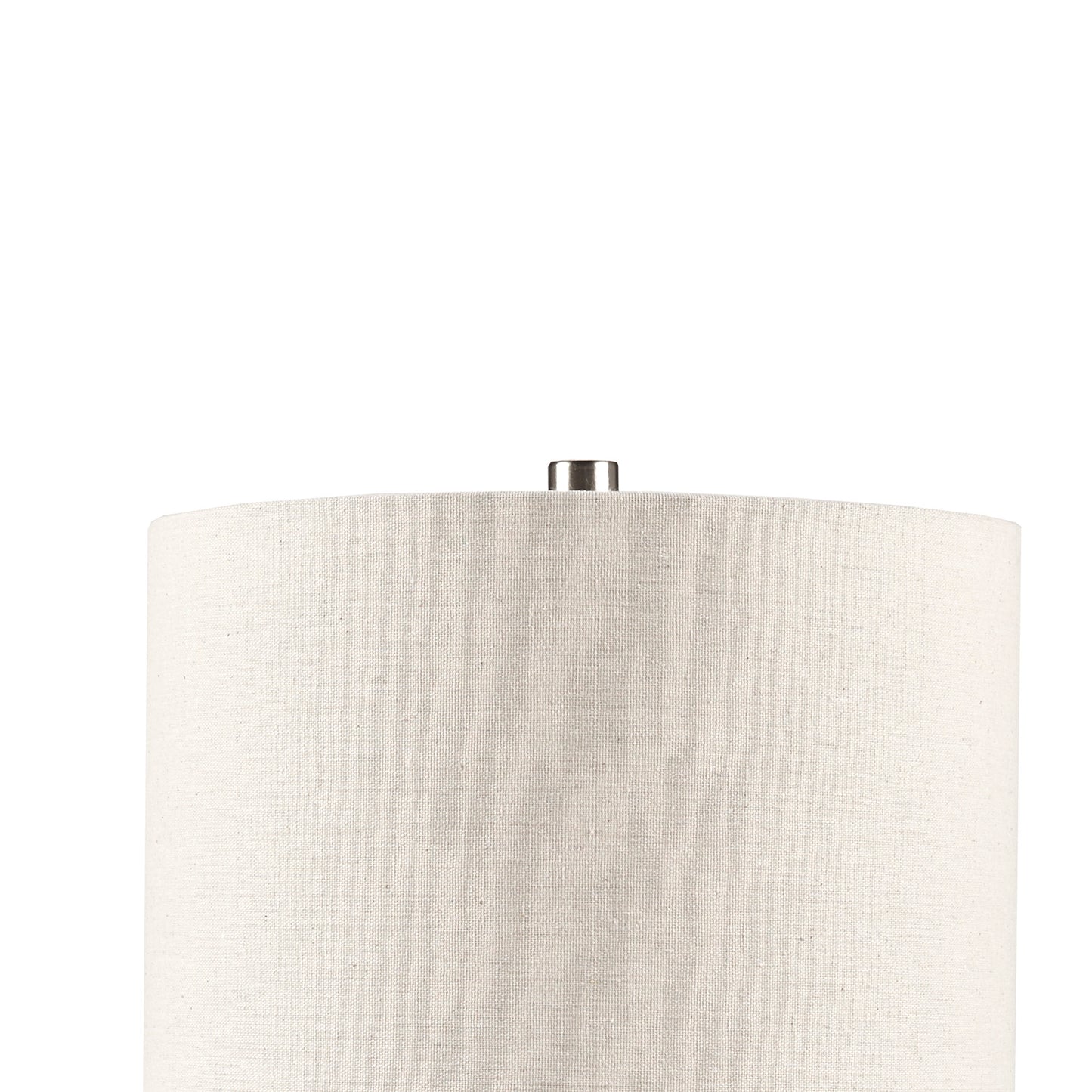 INK+IVY Triangular Ceramic and Wood Table Lamp