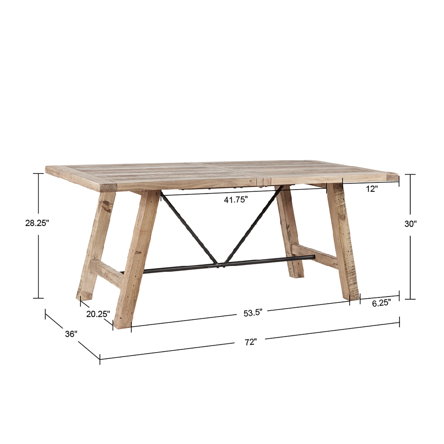 INK+IVY Rectangle Dining Table