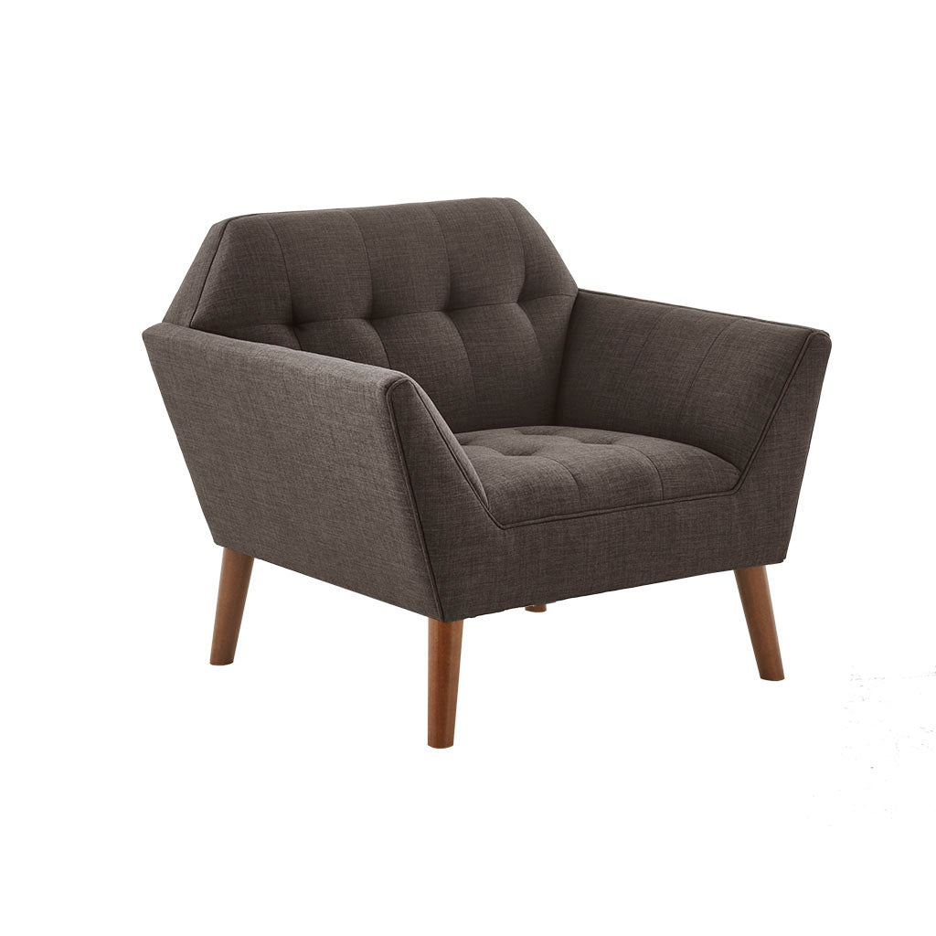 INK+IVY Newport Wide Mid-Century Modern Lounge Chair