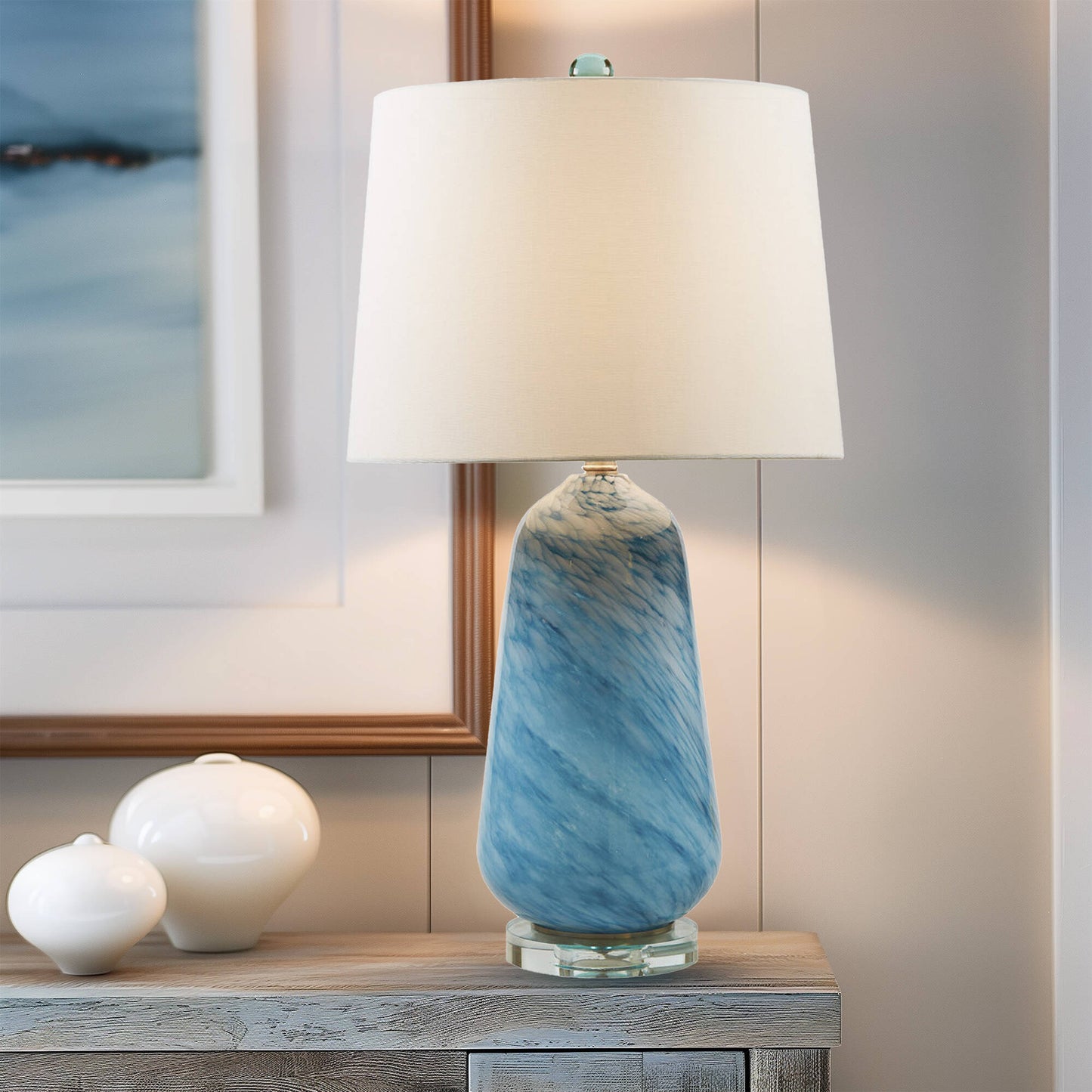INK+IVY Confetti Glass Table Lamp