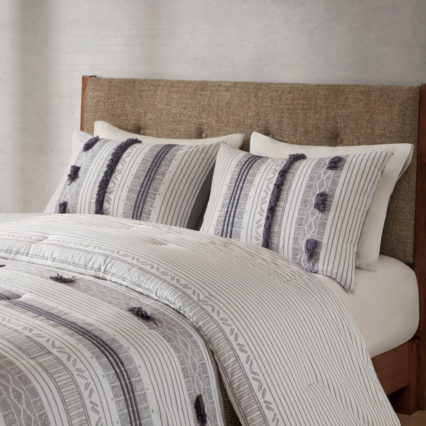 INK+IVY 3 Piece Cotton Comforter Set