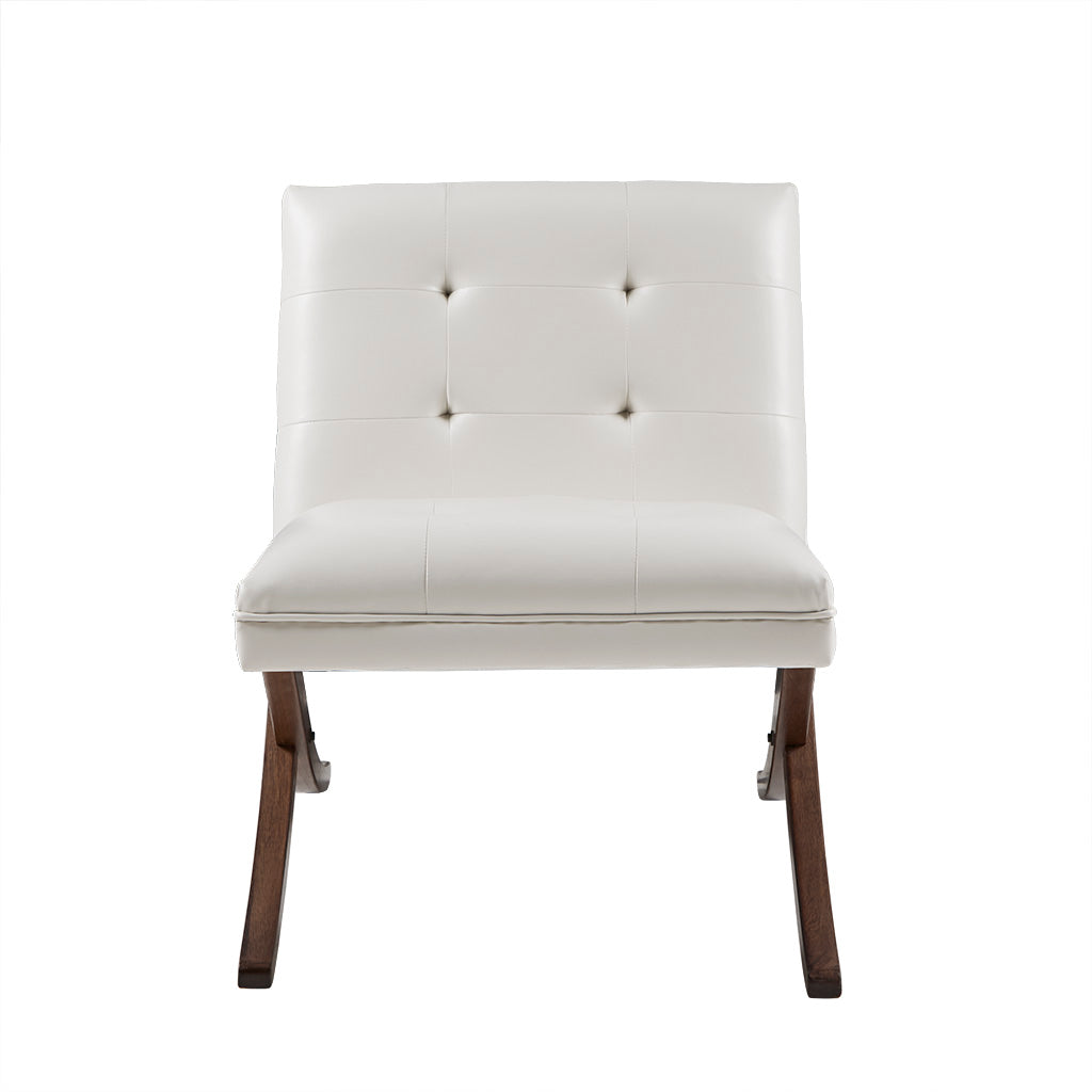 Wynn Tufted Back Armless Accent Chair