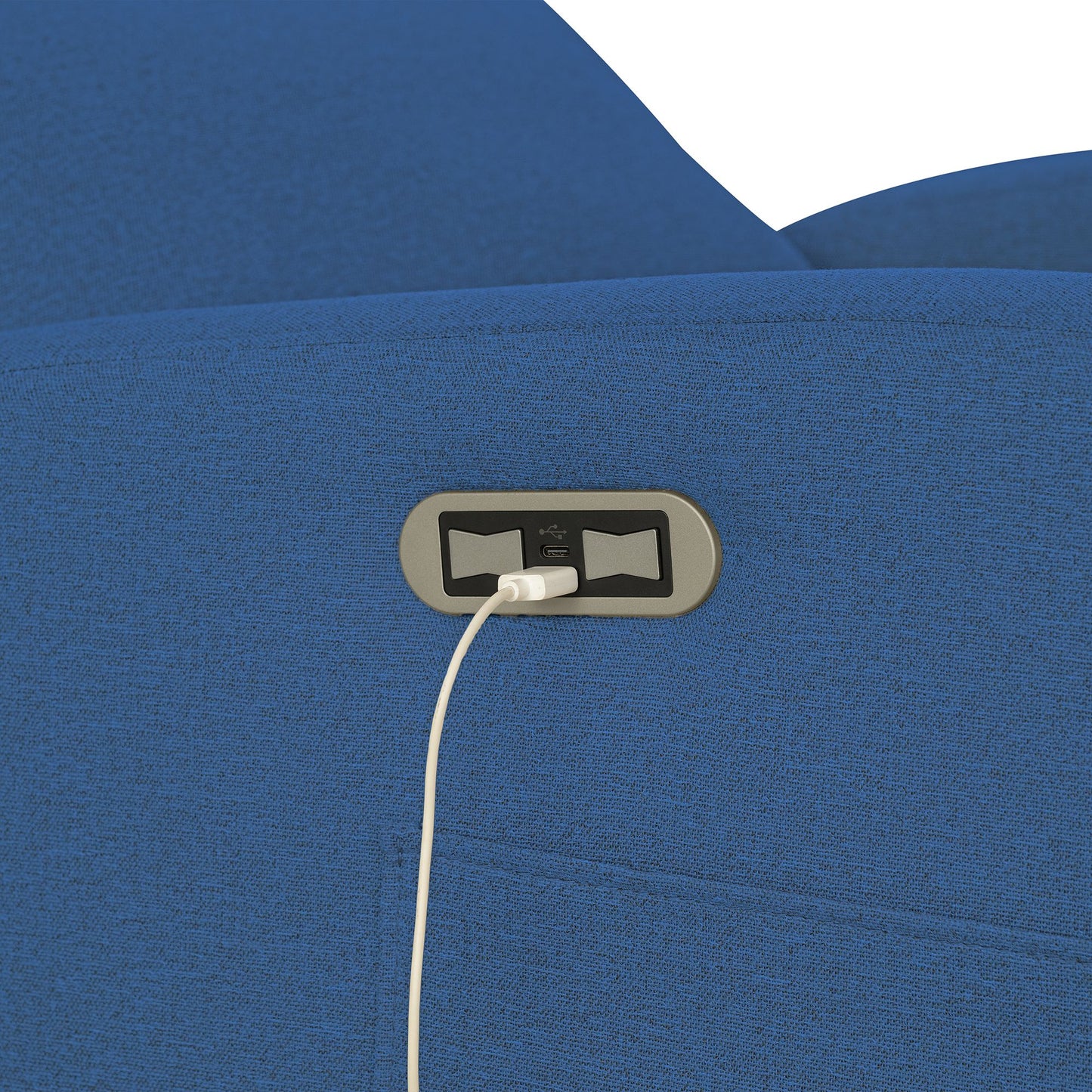 Dakota Power Recliner 3-in-1 with Swivel, Glider, USB Ports