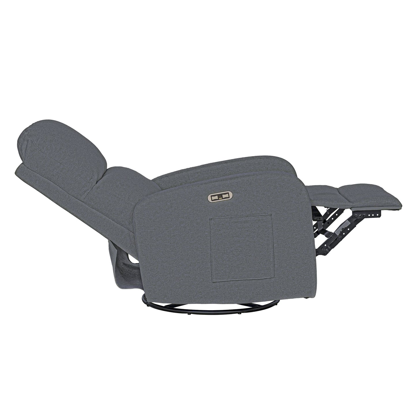 Dakota Power Recliner 3-in-1 with Swivel, Glider, USB Ports
