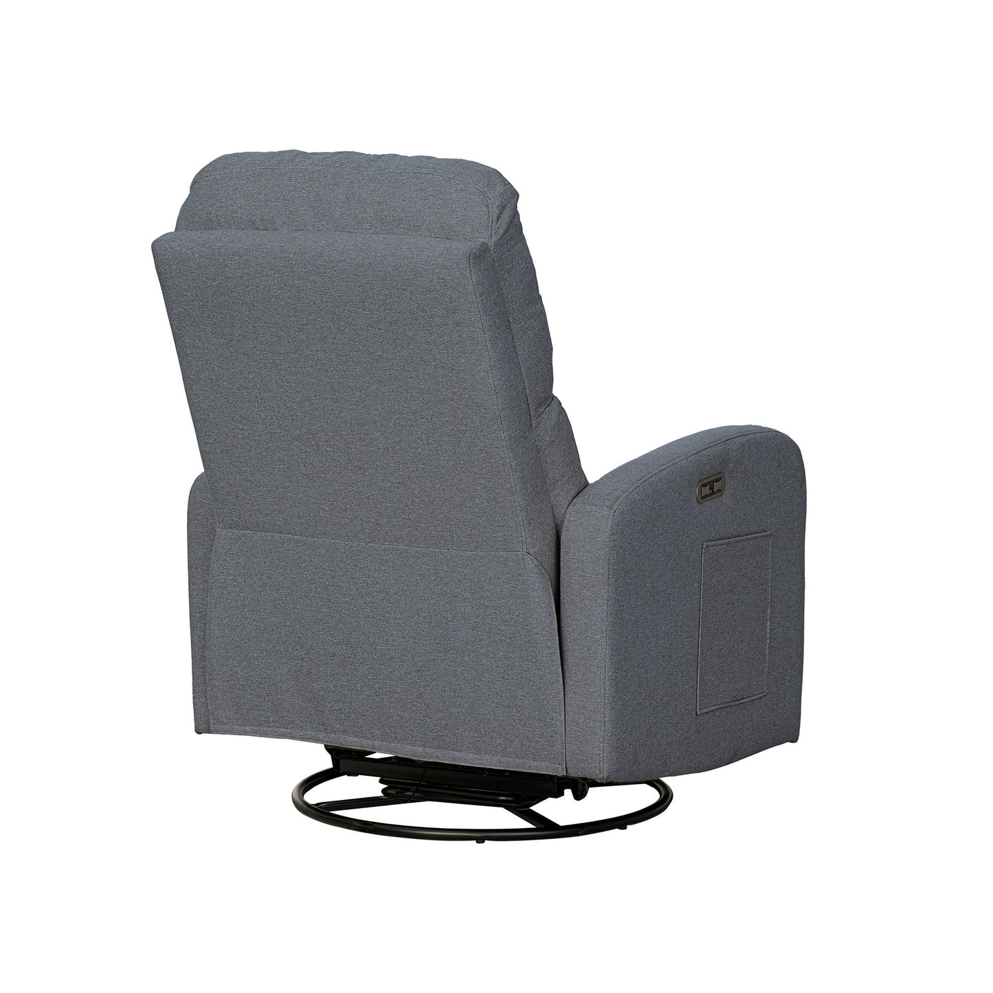 Dakota Power Recliner 3-in-1 with Swivel, Glider, USB Ports