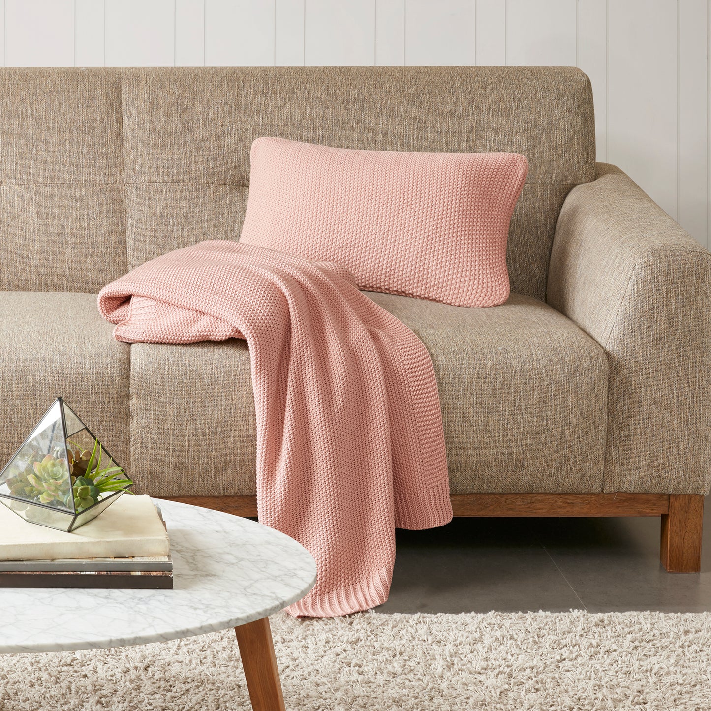 Bree Knit Oblong Pillow Cover