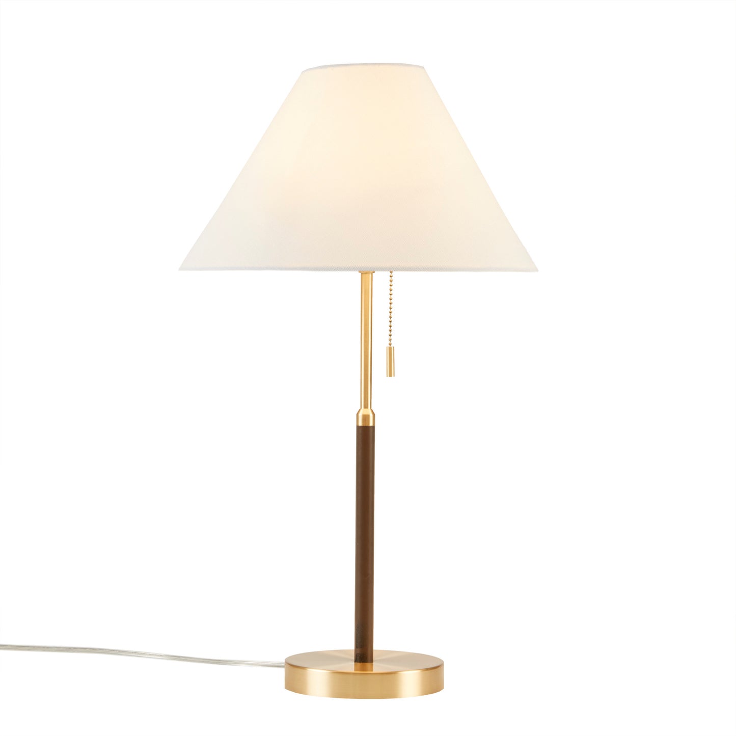 INK+IVY Two Tone Pull-chain Table Lamp