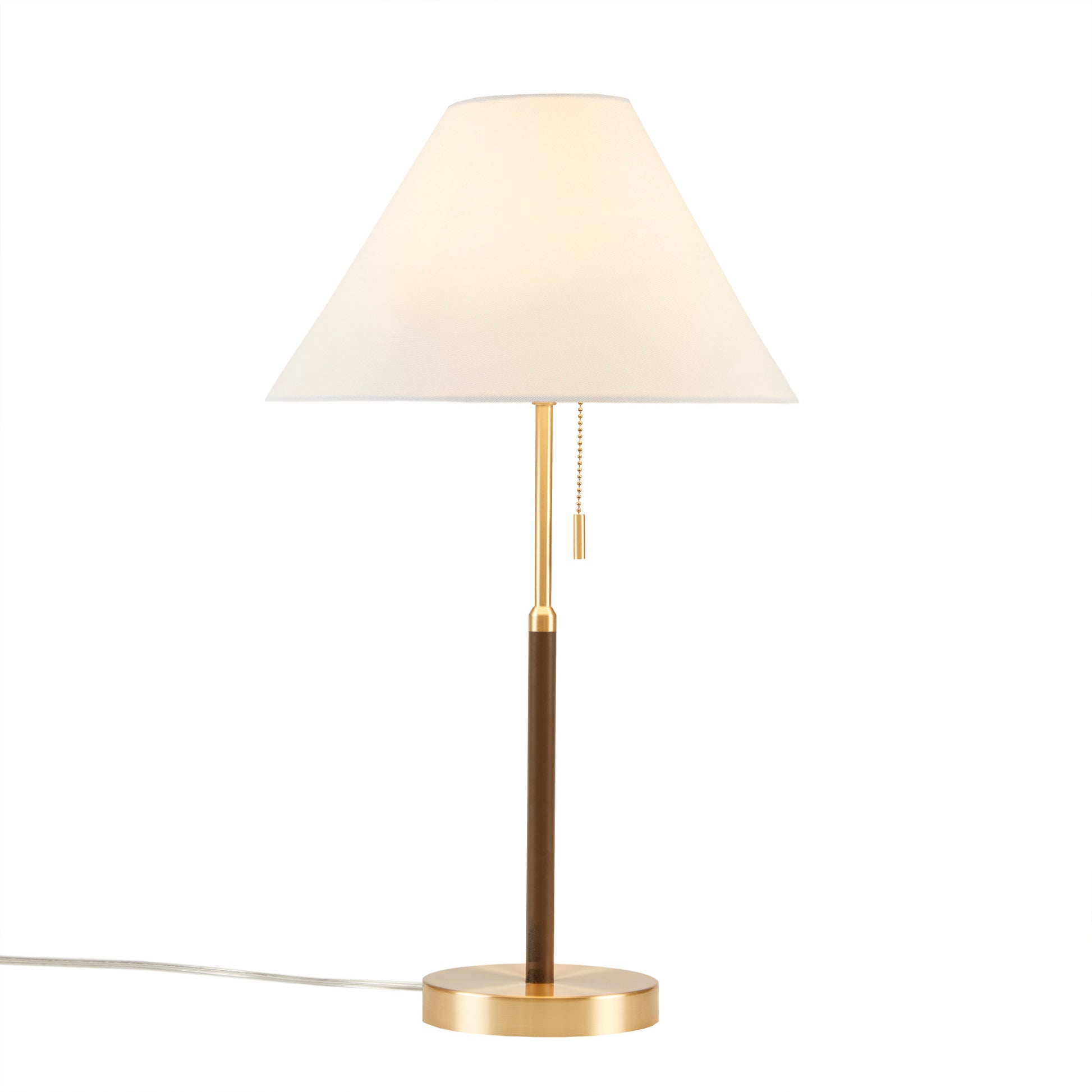 INK+IVY Two Tone Pull-chain Table Lamp