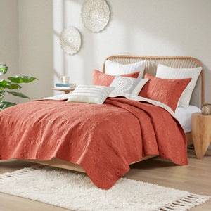 Kandula 3 Piece Reversible Cotton Quilt Set