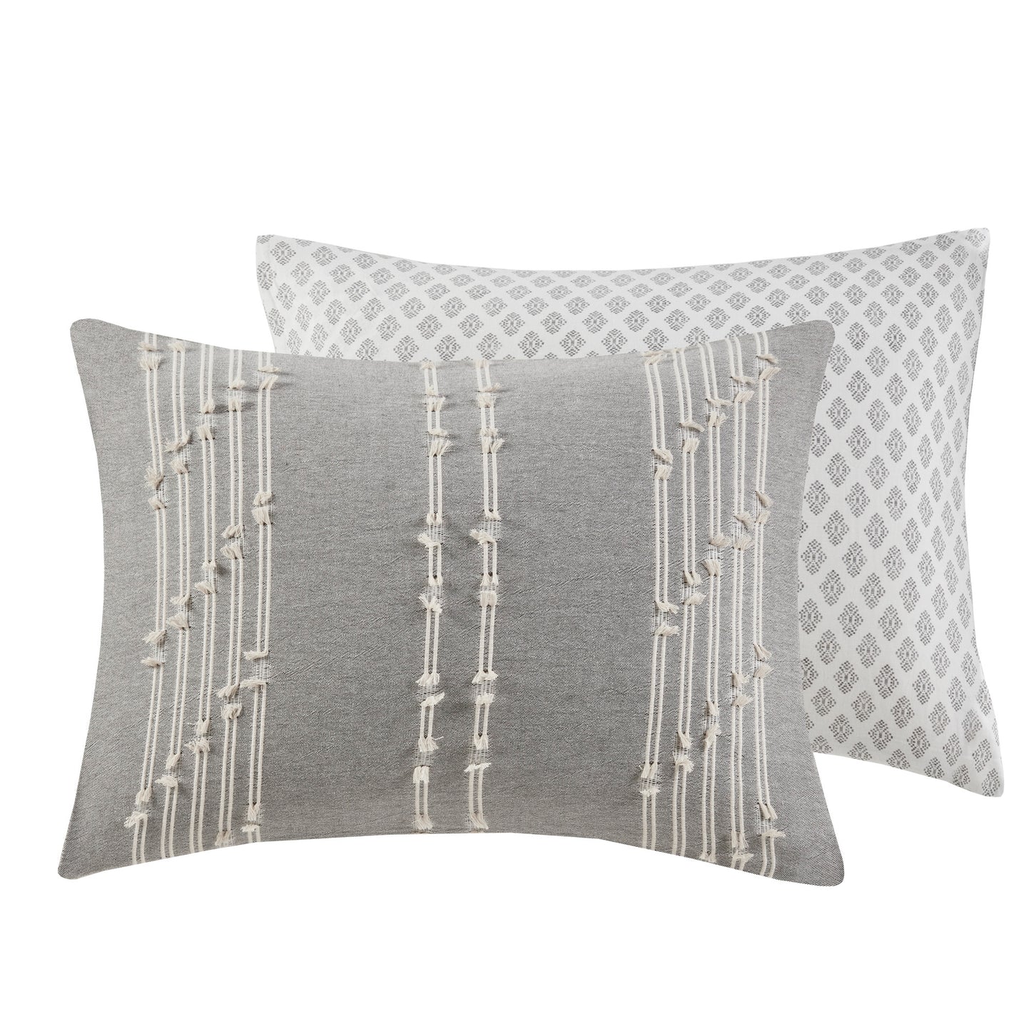 INK+IVY 3 Piece Cotton Jacquard Comforter Set