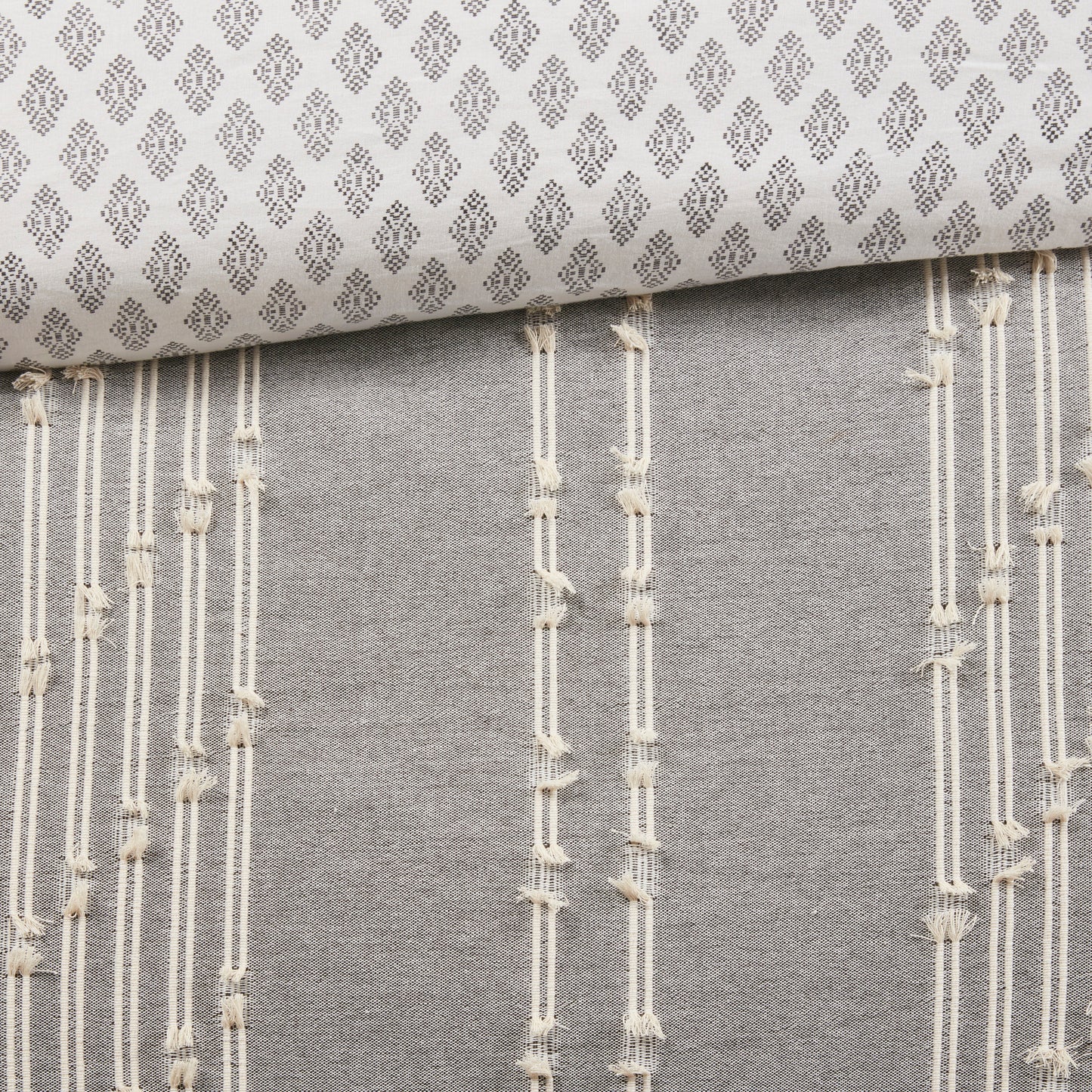 INK+IVY 3 Piece Cotton Jacquard Comforter Set