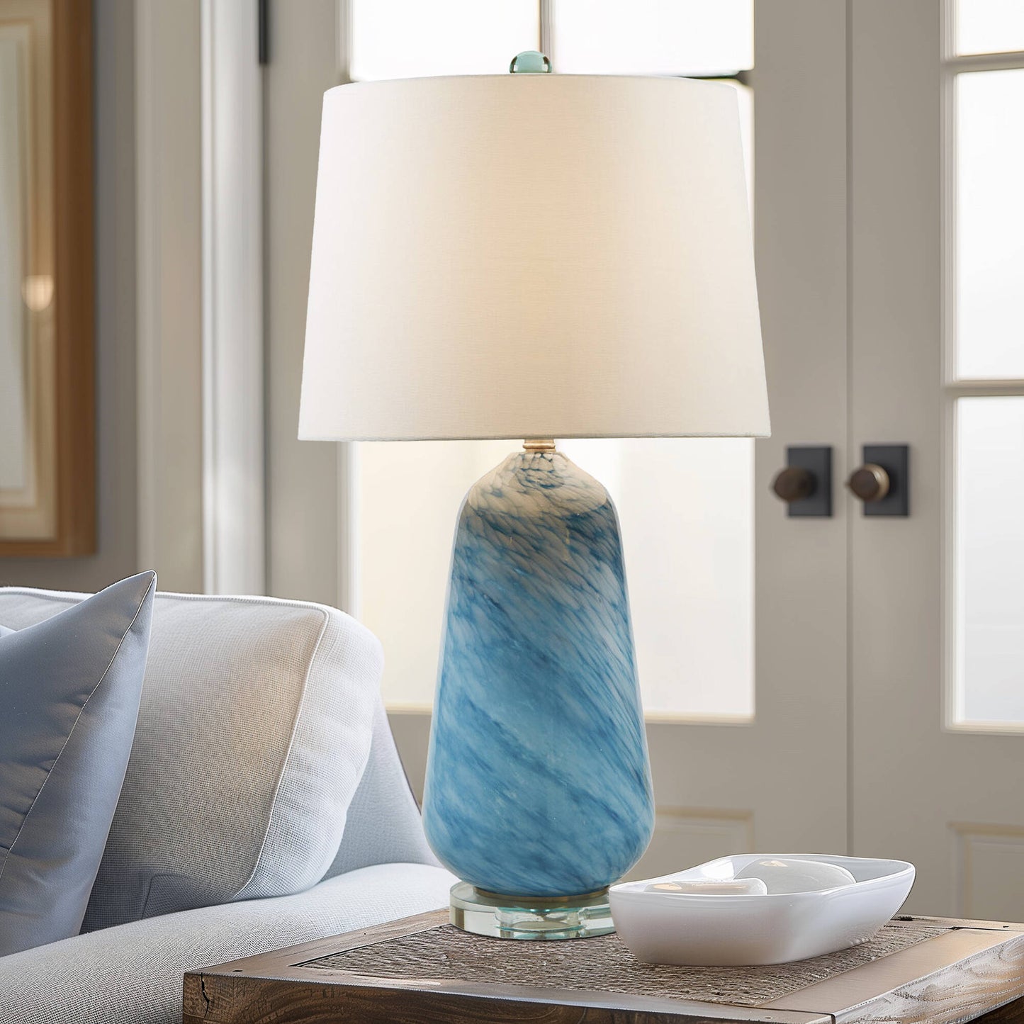 INK+IVY Confetti Glass Table Lamp