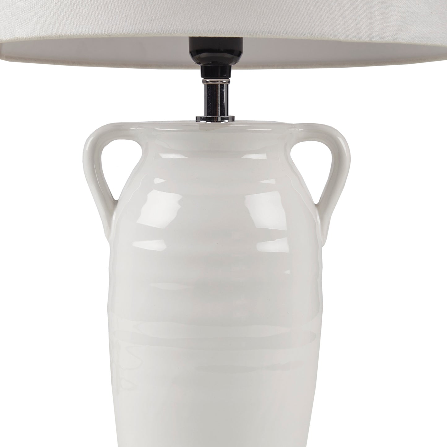 INK+IVY Ceramic Table Lamp with Handles