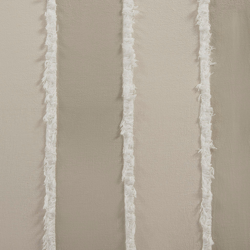 INK+IVY 3 Piece Striped Cotton Duvet Cover Set