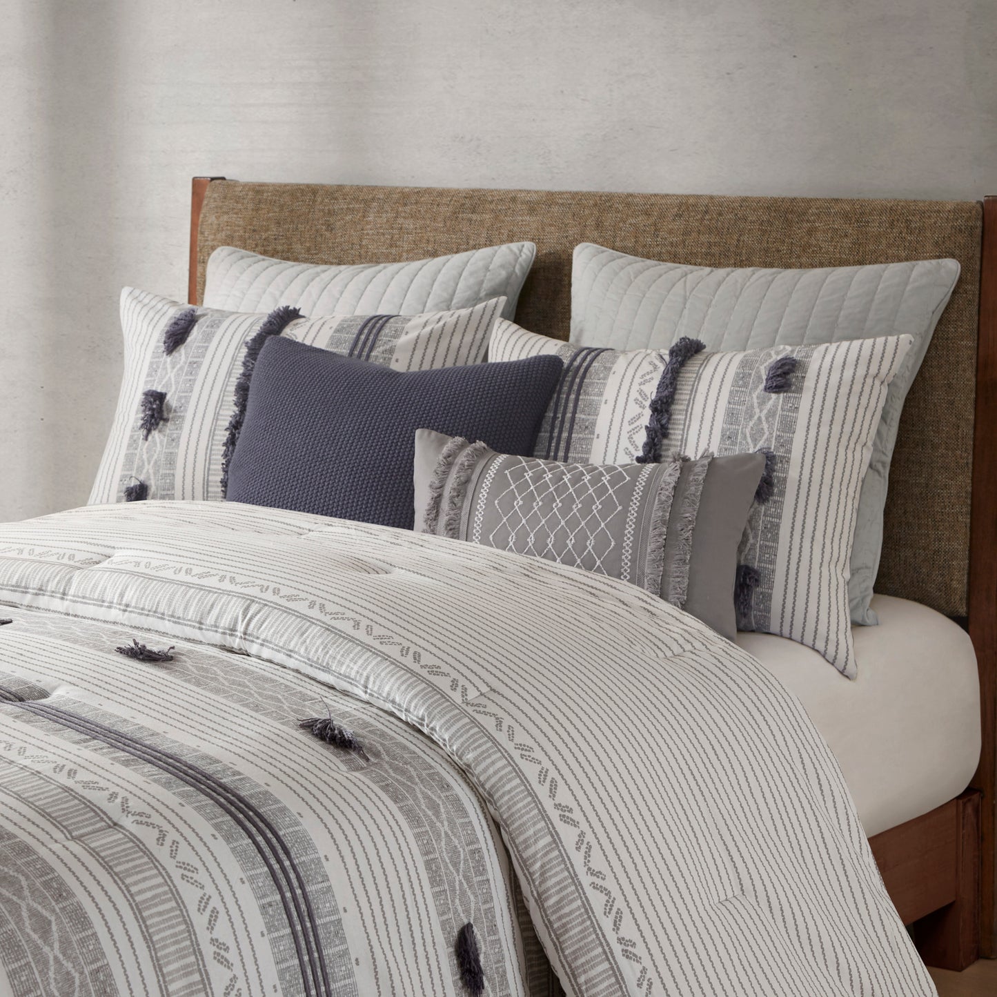 INK+IVY 3 Piece Cotton Comforter Set