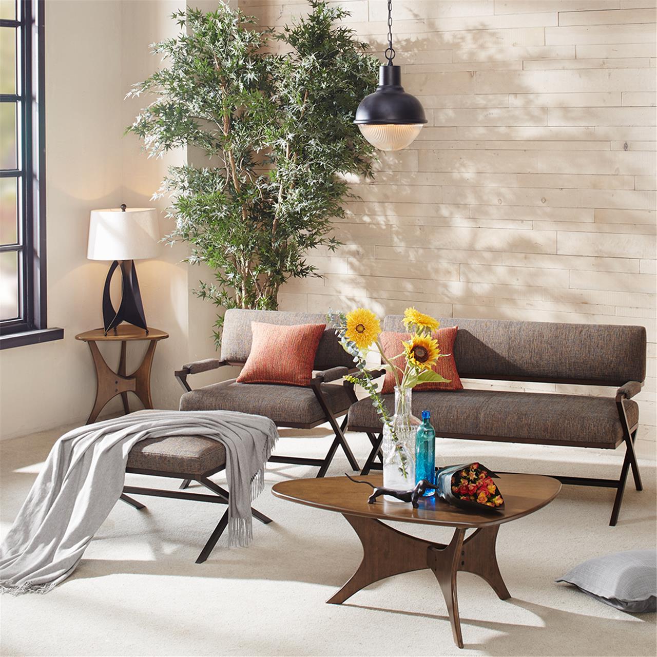 INK+IVY Triangle Wood Coffee table