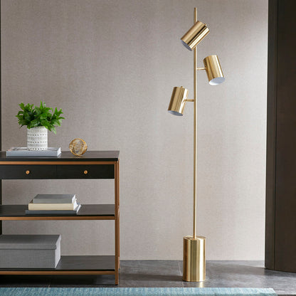 INK+IVY 3-Light Metal Floor Lamp