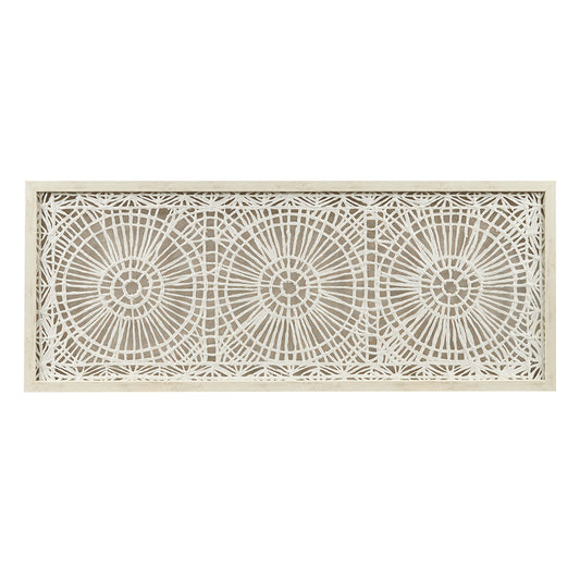 INK+IVY Framed Medallion Rice Paper Shadow Box Wall Decor