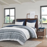 Mila 3-Piece Cotton Comforter Set with Chenille Tufting