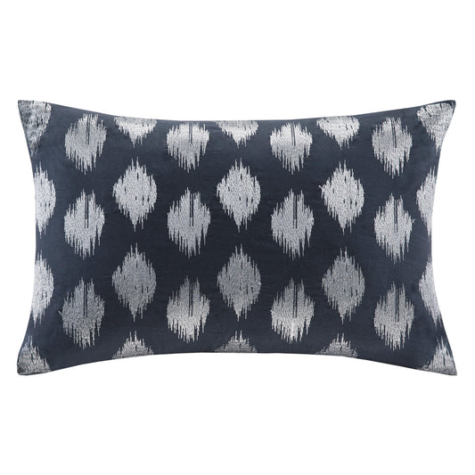 INK+IVY Embroidered Oblong Pillow