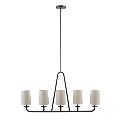 INK+IVY 5-Light Linear Chandelier