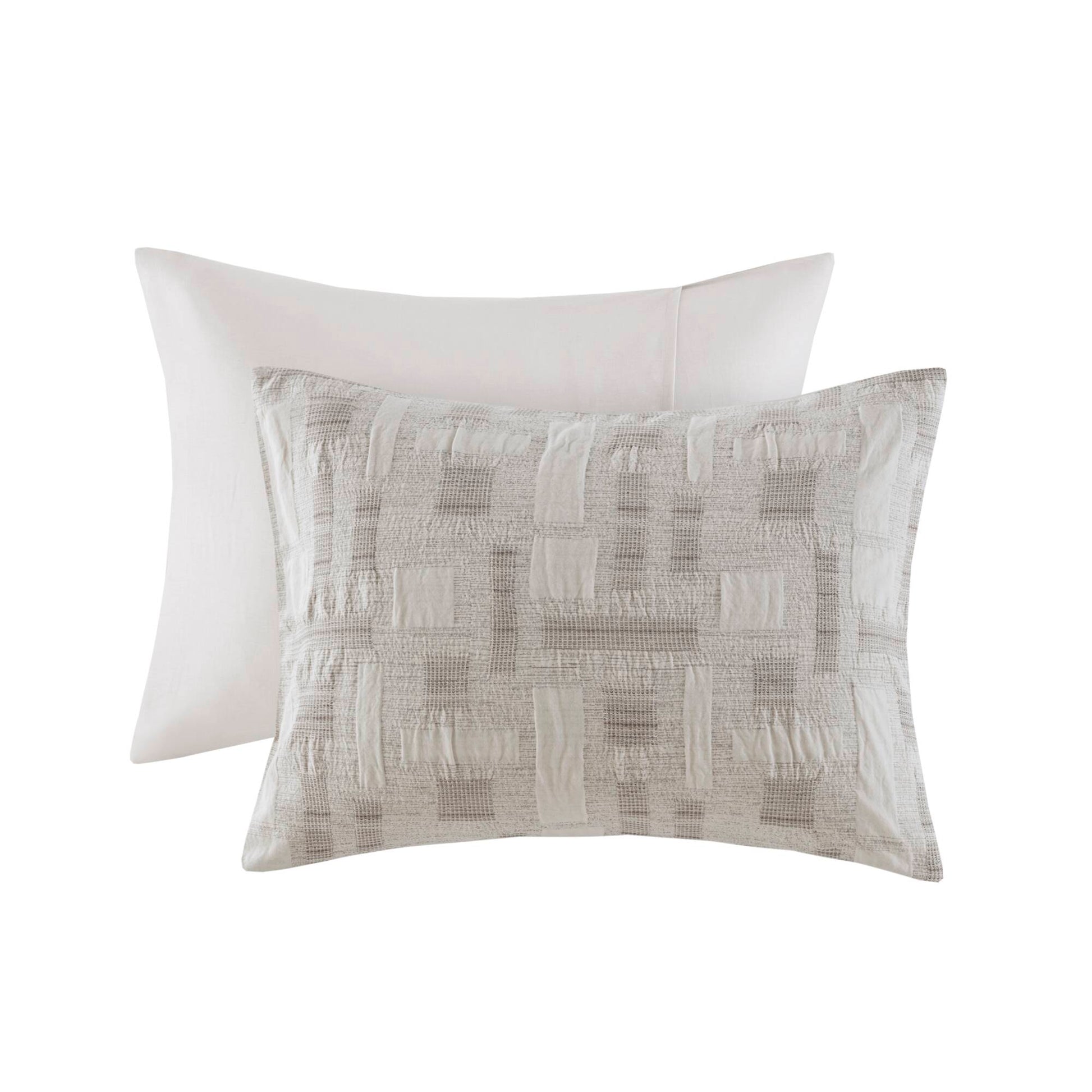 INK+IVY 3 Piece Cotton Jacquard Comforter Set